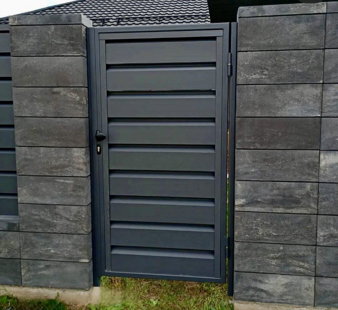 Gard modern cu finisaj mat