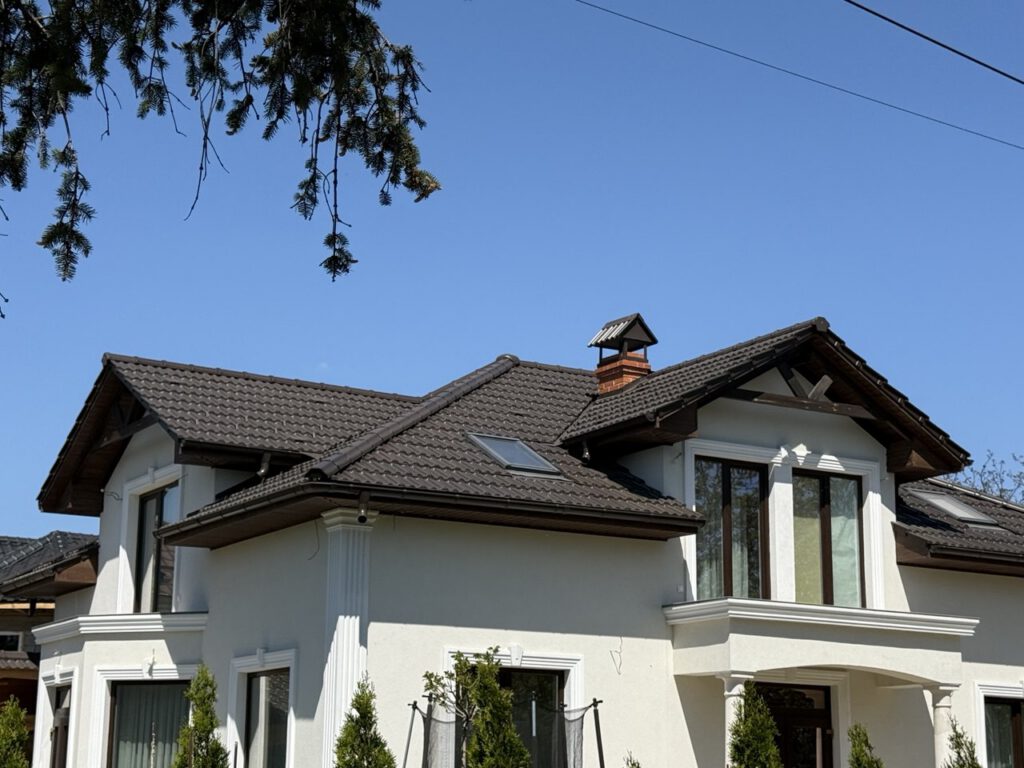 Lucrare finalizata cu tigla ceramica