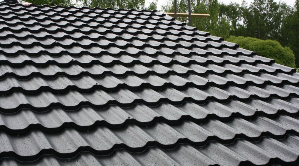 Acoperiș din țiglă metalică, Крыша из метало черепицы