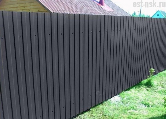 Gard metalic, Металлический забор