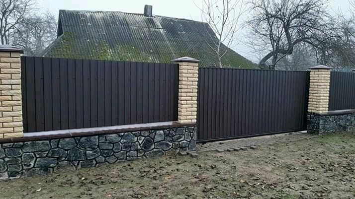 Gard din folie cutată, Профнастил для крыш и фасадов