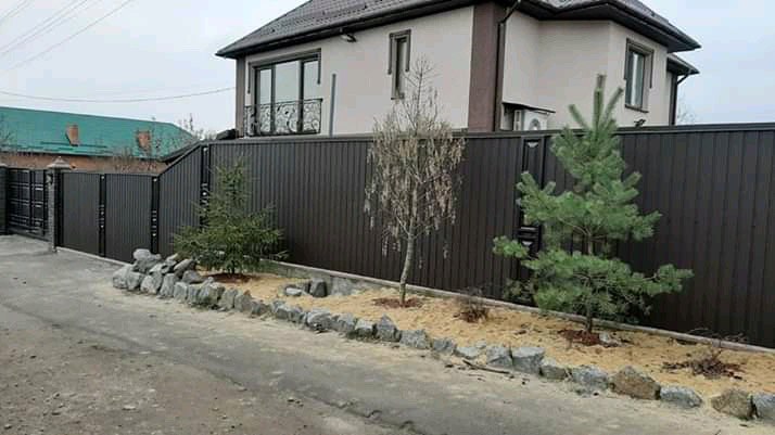 Gard din folie cutată, Профнастил для крыш и фасадов